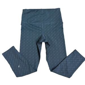 Glyder Gray Printed Spanish Tile Leggings Cropped Capri High Waisted S Small